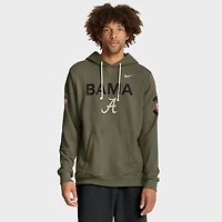 Men's Nike Olive Alabama Crimson Tide 2025 Military Appreciation Standard Issue Dri-FIT Hoodie