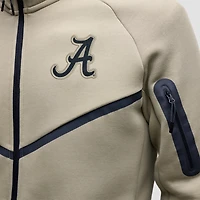 Sweat à capuche zippé Nike Olive Alabama Crimson Tide Tech Fleece pour homme