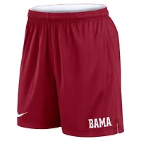 Men's Nike White/Crimson Alabama Crimson Tide Primetime Reversible Performance Shorts