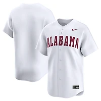 Maillot de baseball Nike blanc pour homme, édition limitée alternative Alabama Crimson Tide