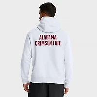 Men's Nike White Alabama Crimson Tide Basketball Two-Hit Club Fleece Pullover Hoodie