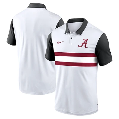 Men's Nike White Alabama Crimson Tide Campus Pattern Vapor Dri-FIT Polo