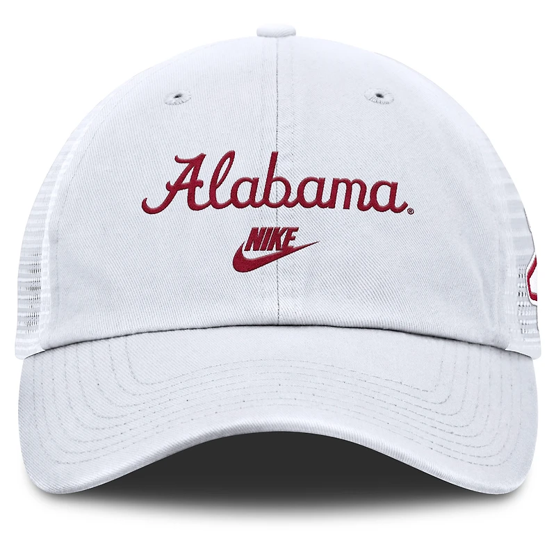 Men's Nike White Alabama Crimson Tide Club Legacy Adjustable Trucker Hat