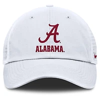 Casquette ajustable Nike Alabama Crimson Tide Club Trucker pour homme blanche