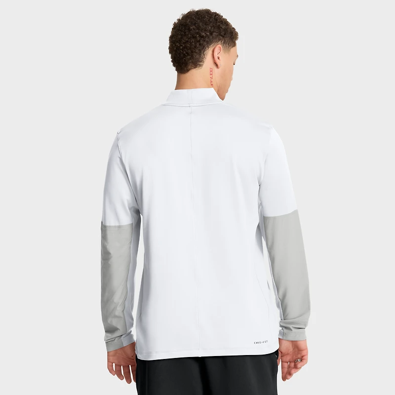 Men's Nike White Alabama Crimson Tide One Goal Performance Half-Zip Pullover