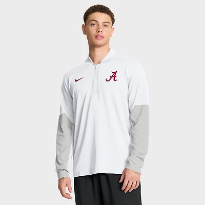 Men's Nike White Alabama Crimson Tide One Goal Performance Half-Zip Pullover