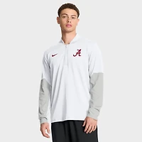 Men's Nike White Alabama Crimson Tide One Goal Performance Half-Zip Pullover