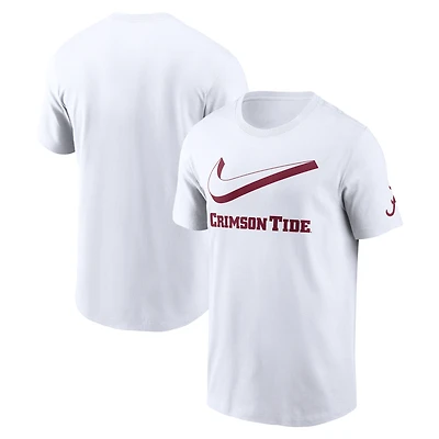T-shirt Nike blanc Alabama Crimson Tide Primetime à deux points pour homme