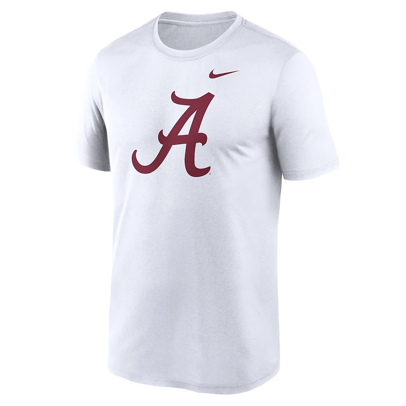 T-shirt Nike blanc avec logo Alabama Crimson Tide Primetime Legend pour homme