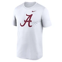 T-shirt Nike blanc avec logo Alabama Crimson Tide Primetime Legend pour homme