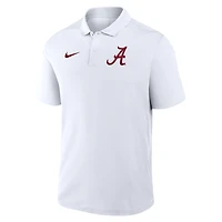 Polo Nike blanc Alabama Crimson Tide Primetime Victory Performance pour homme avec logo principal