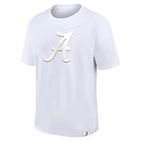 T-shirt Nike Alabama Crimson Tide Statement 2-Hit Max90 pour homme, blanc