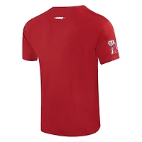 Pro Standard Crimson Alabama Tide T-shirt à logo empilé classique pour homme