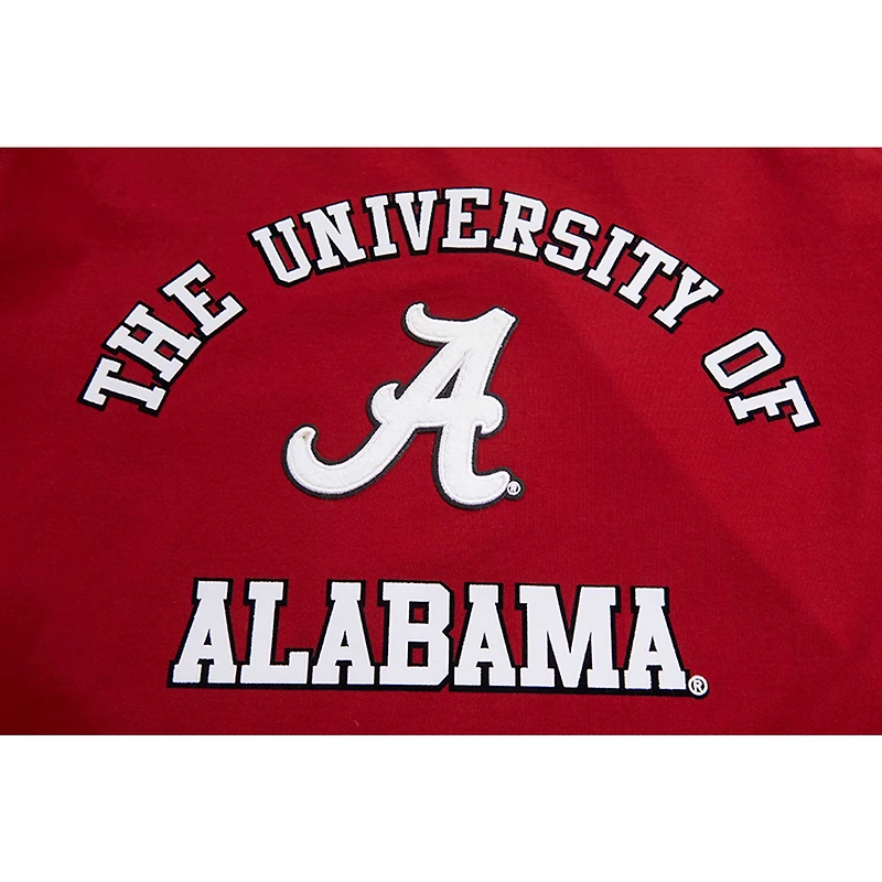 Pro Standard Crimson Alabama Tide T-shirt à logo empilé classique pour homme