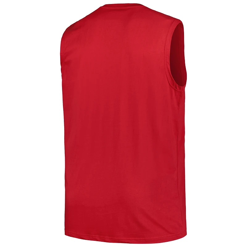 Men's Profile Crimson Alabama Tide Big & Tall Tank Top