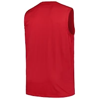 Men's Profile Crimson Alabama Tide Big & Tall Tank Top