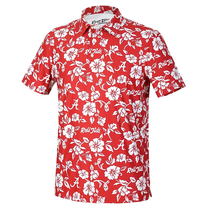 Polo de performance Reyn Spooner Crimson Alabama Tide Pua pour hommes