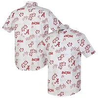 Men's Reyn Spooner White Alabama Crimson Tide Kekai Classic Tri-Blend Button-Down Shirt