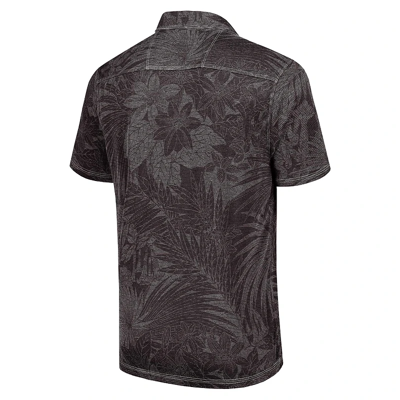 Men's Tommy Bahama Black Alabama Crimson Tide Big & Tall Sport Santiago Paradise Polo