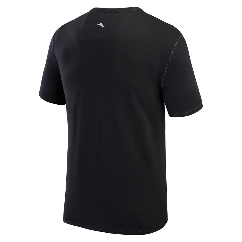 T-shirt de plage Tommy Bahama noir Alabama Crimson Tide Sport Bali pour hommes