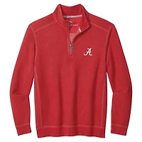 Men's Tommy Bahama Crimson Alabama Tide Montego Bay Half-Zip Jacket