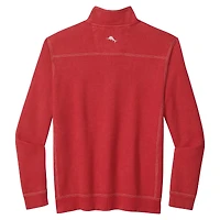 Haut à fermeture éclair quart de tour Tommy Bahama Crimson Alabama Tide Montego Bay pour homme