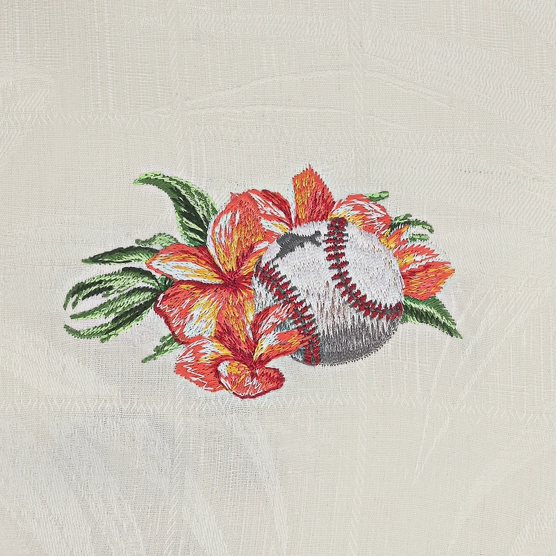 Chemise boutonnée Tommy Bahama blanche pour homme, Alabama Crimson Tide Grand Slam Bay Camp