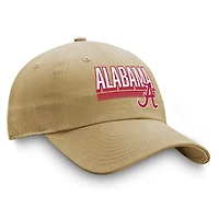 Casquette ajustable pour homme Top of the World Tan Alabama Crimson Tide Slice