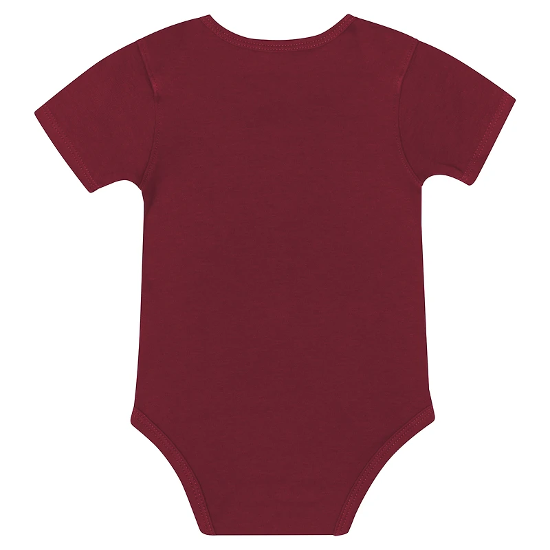 Newborn & Infant Alabama Crimson Tide Dynamic Duo Bodysuit, Bib Cuffed Knit Hat Set