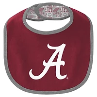 Newborn & Infant Alabama Crimson Tide Dynamic Duo Bodysuit, Bib Cuffed Knit Hat Set