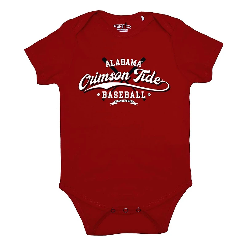 Combinaison de baseball Otis Crimson Alabama Tide pour nouveau-né et nourrisson