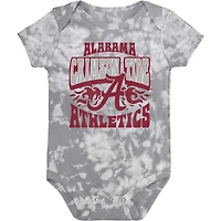 Newborn & Infant Gray Alabama Crimson Tide Lil Rocker Tie-Dye Bodysuit