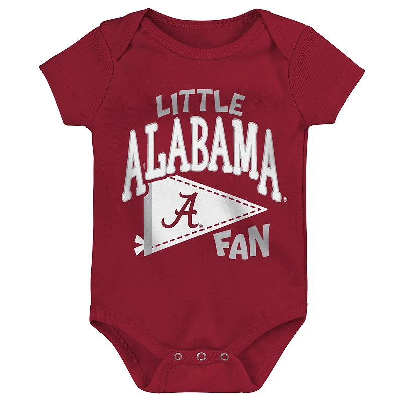 Body bébé Outerstuff Crimson Alabama Tide Little Banner