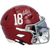 Casque Riddell Speed ​​Flex Mid-Size autographié par Nick Saban (Alabama Crimson Tide)