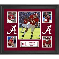 O.J. Howard Alabama Crimson Framed 23" x 27" 5-Photo Collage