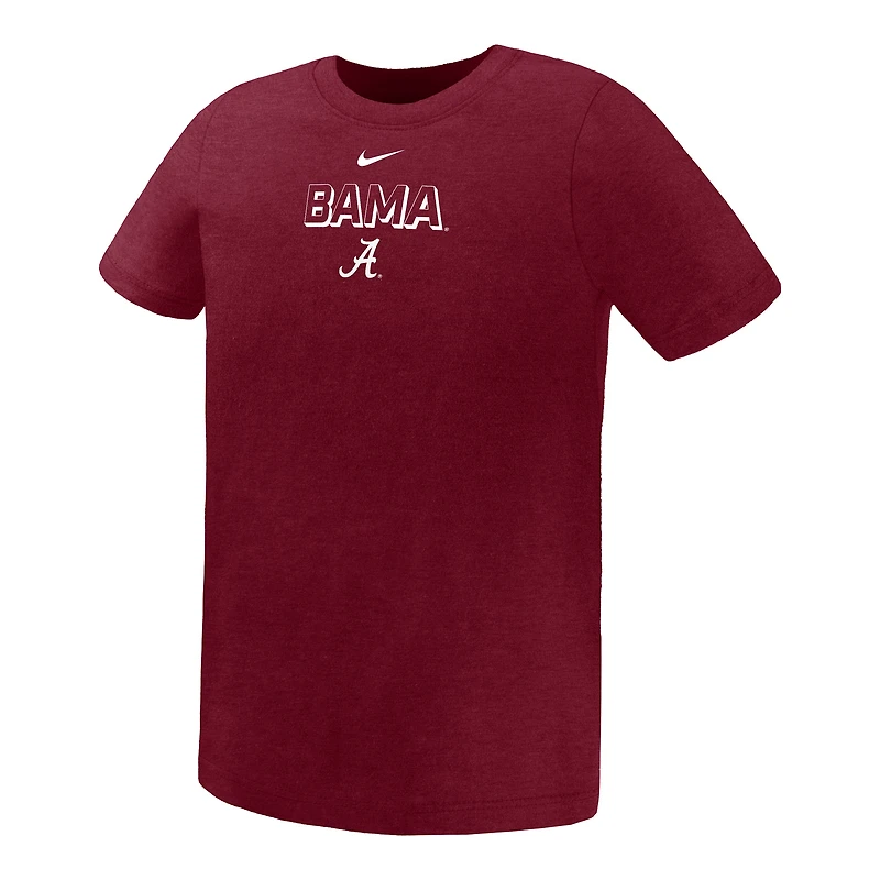 T-shirt Nike Crimson Alabama Tide Legend Performance pour enfant d'âge préscolaire