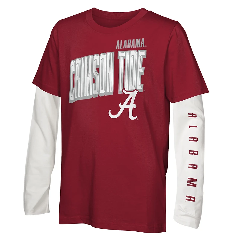 Ensemble de t-shirts 3 en 1 pour enfants d'âge préscolaire Outerstuff Alabama Crimson Tide Mix