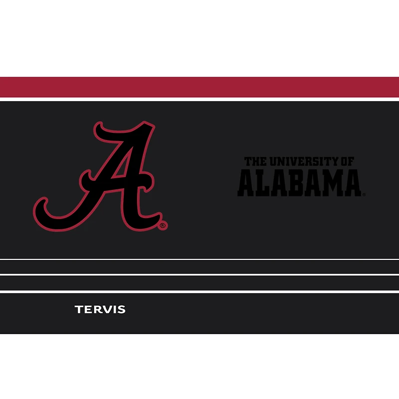 Tervis Alabama Marée pourpre 30oz. Gobelet de jeu de nuit avec paille