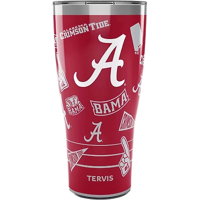 Gobelet Tervis Alabama Crimson Tide de 30 oz avec couvercle coulissant