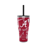 Gobelet Tervis Alabama Crimson Tide de 30 oz avec couvercle à paille