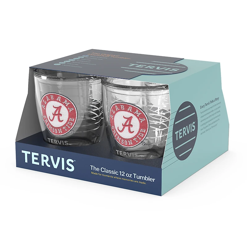 Tervis Alabama Crimson Tide 4-Pack 12oz. Emblem Tumbler Set