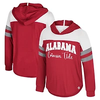 T-shirt à manches longues et capuche pour tout-petit Colosseum Crimson Alabama Tide Reflection