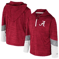 Toddler Colosseum Crimson Alabama Tide Rylos Quarter-Zip Windshirt