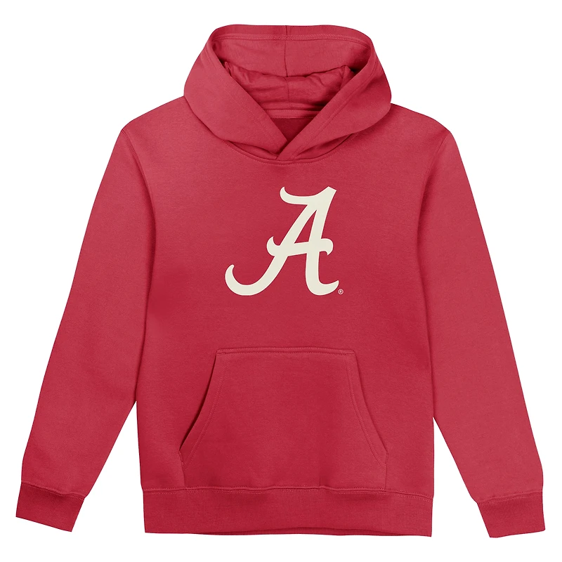 Sweat à capuche en polaire pour tout-petit Crimson Alabama Tide Team Banner