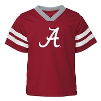 Ensemble haut et pantalon à col en V pour tout-petits Outerstuff Crimson/Gray Alabama Crimson Tide Red Zone deux pièces