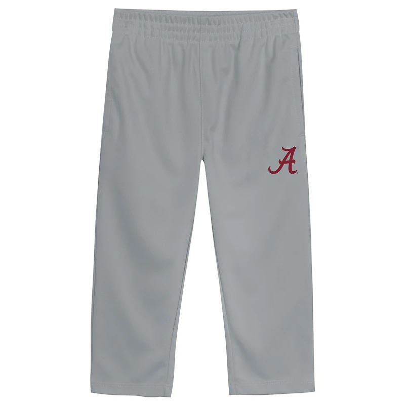 Ensemble haut et pantalon à col en V pour tout-petits Outerstuff Crimson/Gray Alabama Crimson Tide Red Zone deux pièces