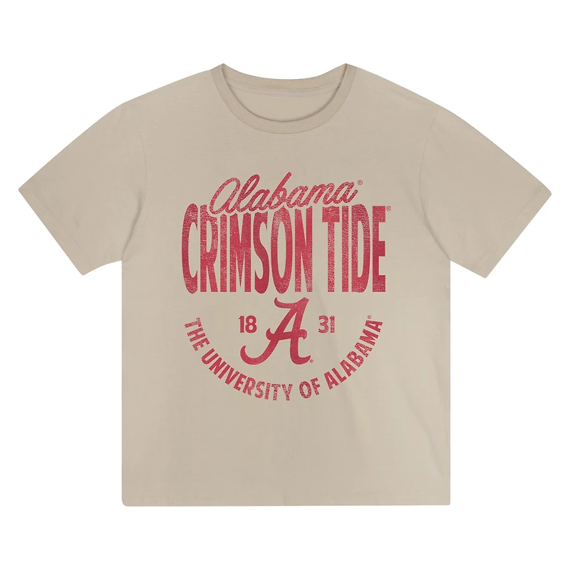 Toddler Tan Alabama Crimson Tide News Flash T-Shirt
