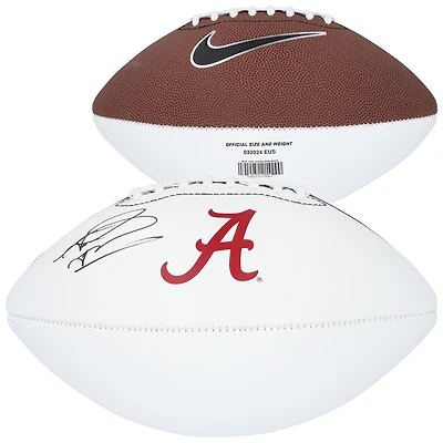 Tua Tagovailoa Alabama Crimson Tide Autographed Nike White Panel Football  
