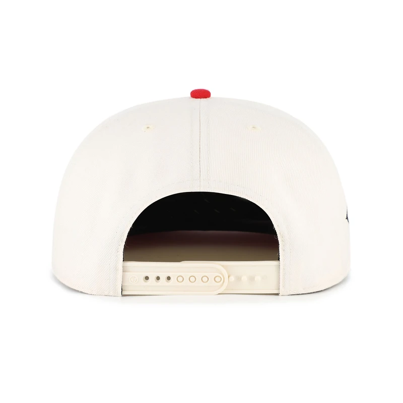 Casquette de capitaine unisexe ajustable Alabama Crimson Tide '47 Cream Crossover Off Hand