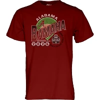 Unisex Blue 84 Crimson Alabama Tide 2026 NCAA Men's Baseball College World Series T-Shirt